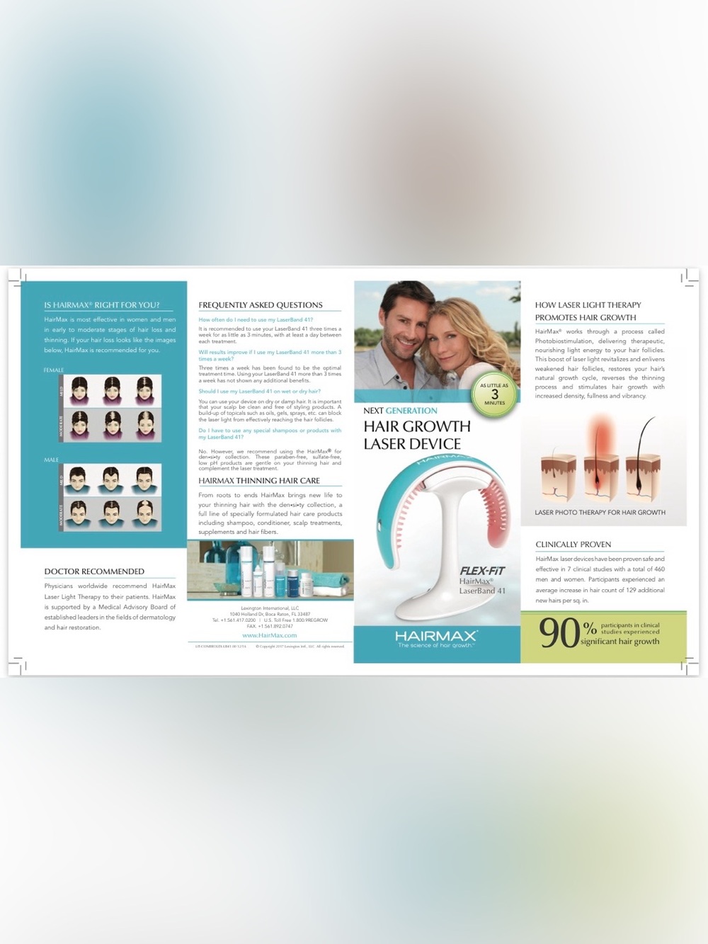 HairMax LaserBand 41 Flex-Fit Hair Growth Device - Picture 2 of 11